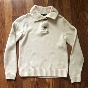 Ralph Lauren women’s sweater, ivory, size small